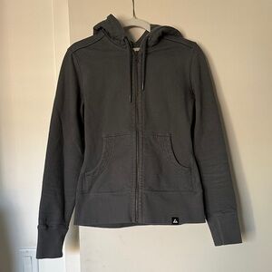 American Giant Classic Zip-Up Hoodie, Iron (Steel Grey), size Small
